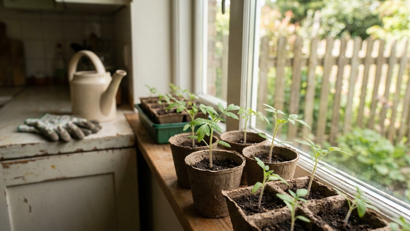 Growing Tomato Seedlings Indoors