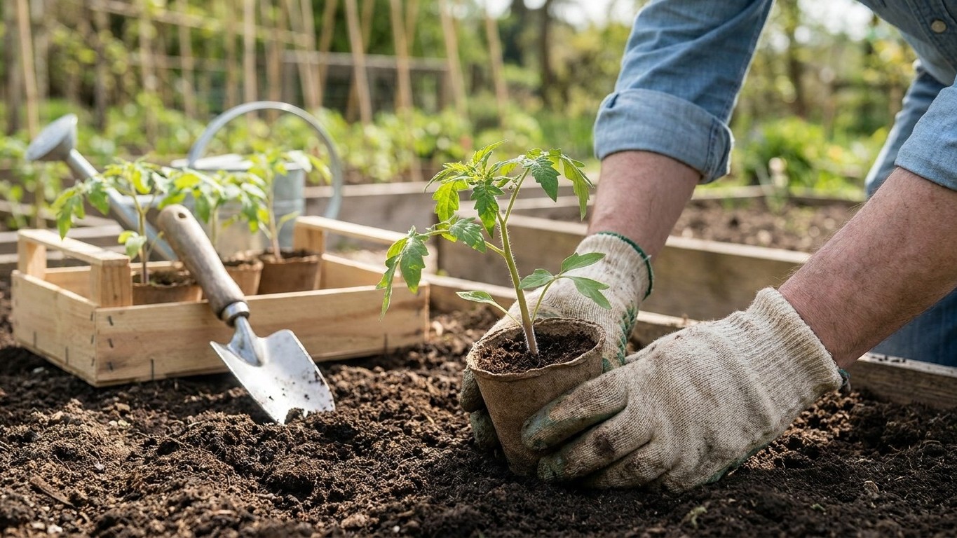 Planting Tomatoes