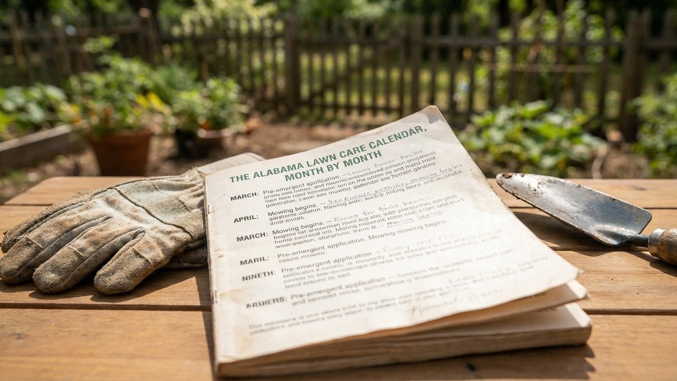 The Alabama Lawn Care Calendar, Month by Month