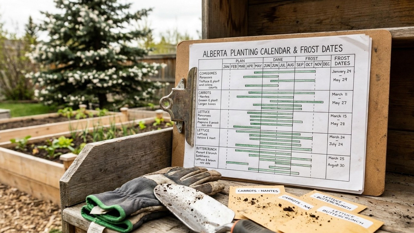 Alberta Planting Calendar: When to Sow and Plant, Frost Dates Included