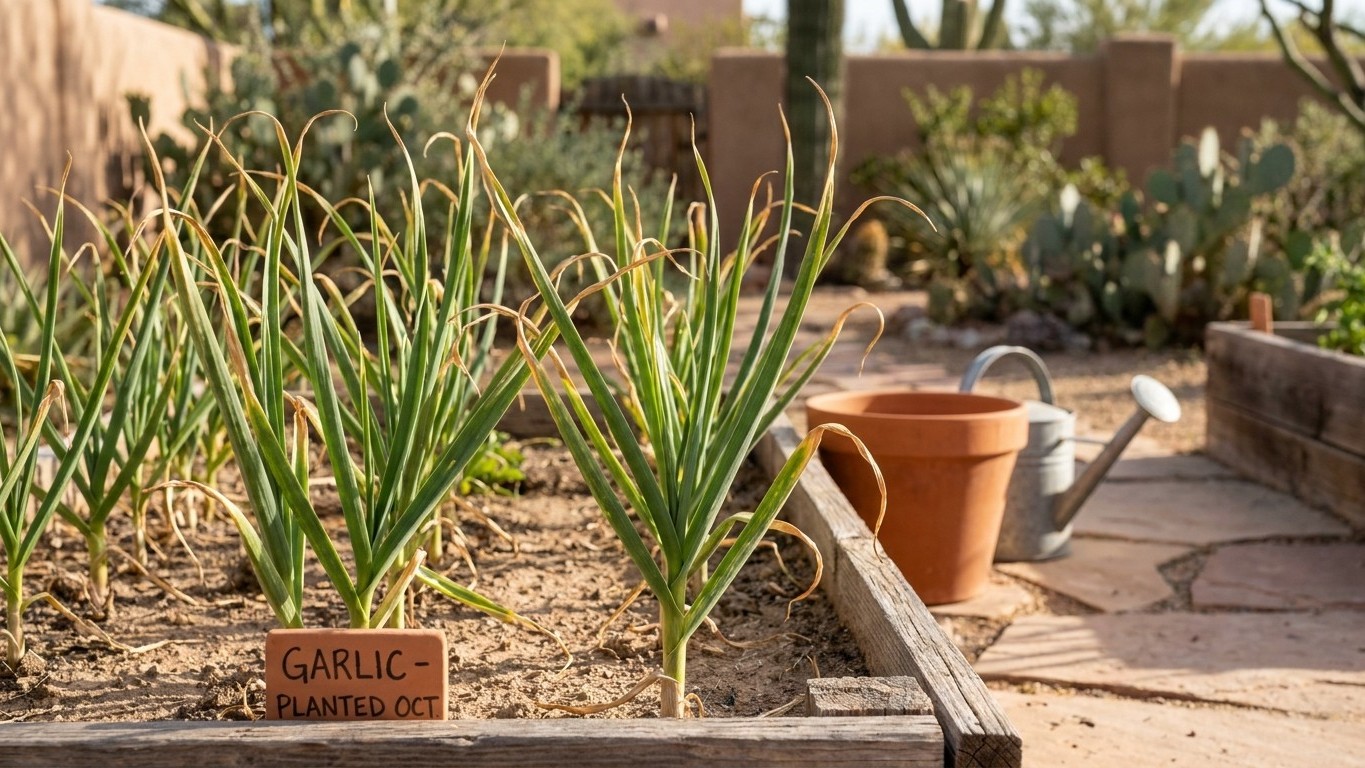 When to Plant Garlic in Arizona: Counting Back From the First Frost