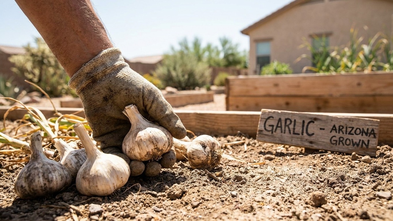Garlic Varieties That Suit Arizona Winters