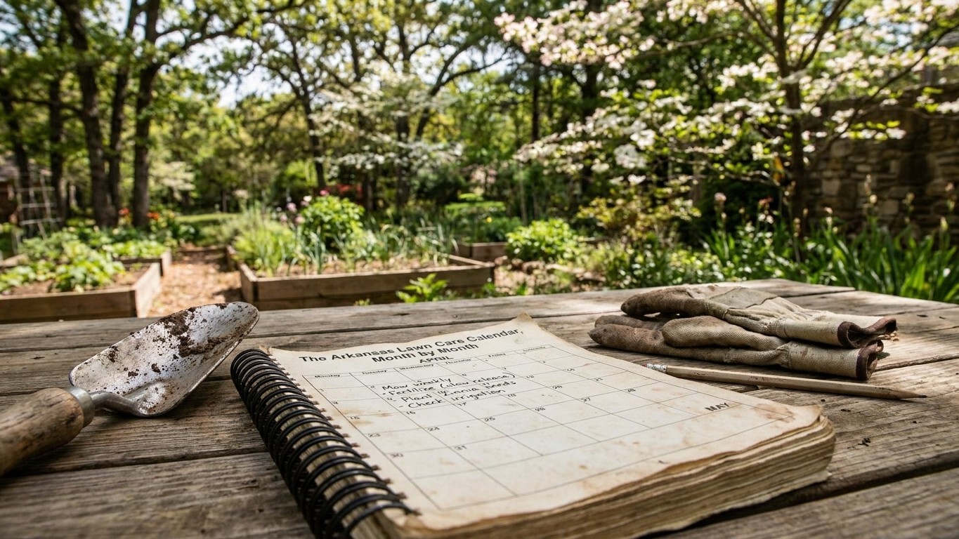 The Arkansas Lawn Care Calendar, Month by Month