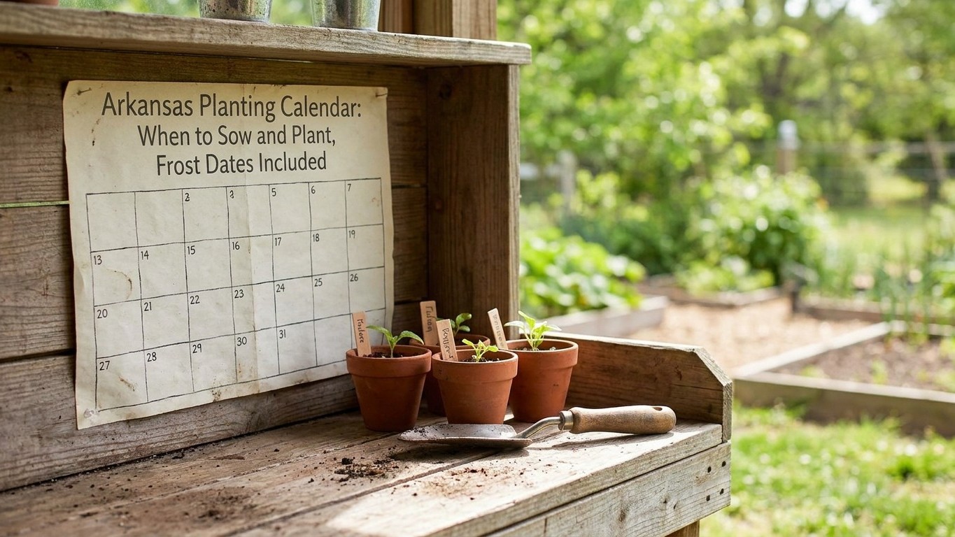 Arkansas Planting Calendar: When to Sow and Plant, Frost Dates Included