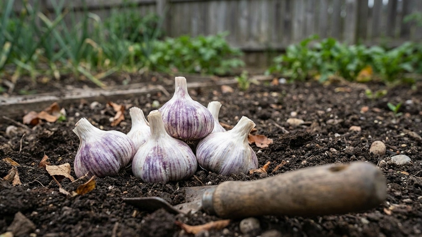 Blue Music Garlic: When to Plant the Porcelain heads That Need a Real Winter