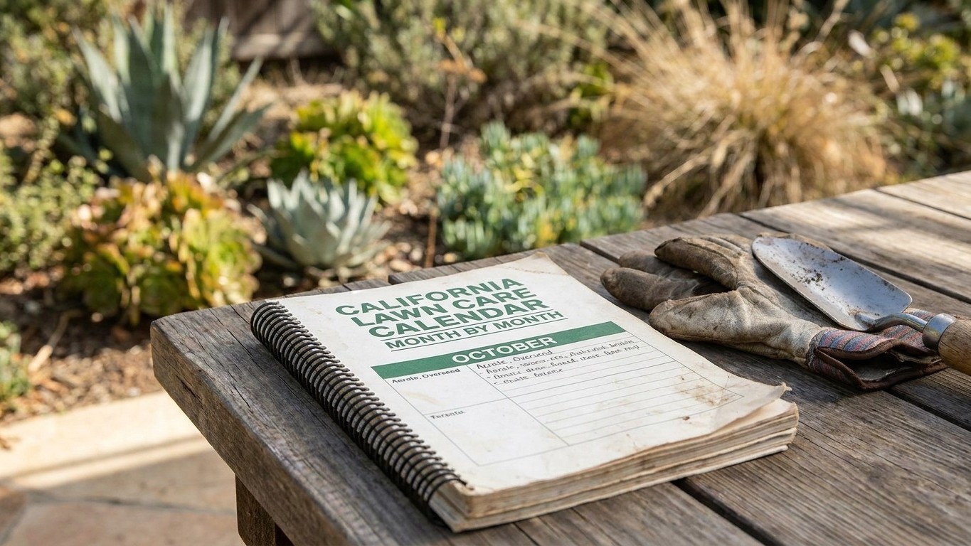 The California Lawn Care Calendar, Month by Month