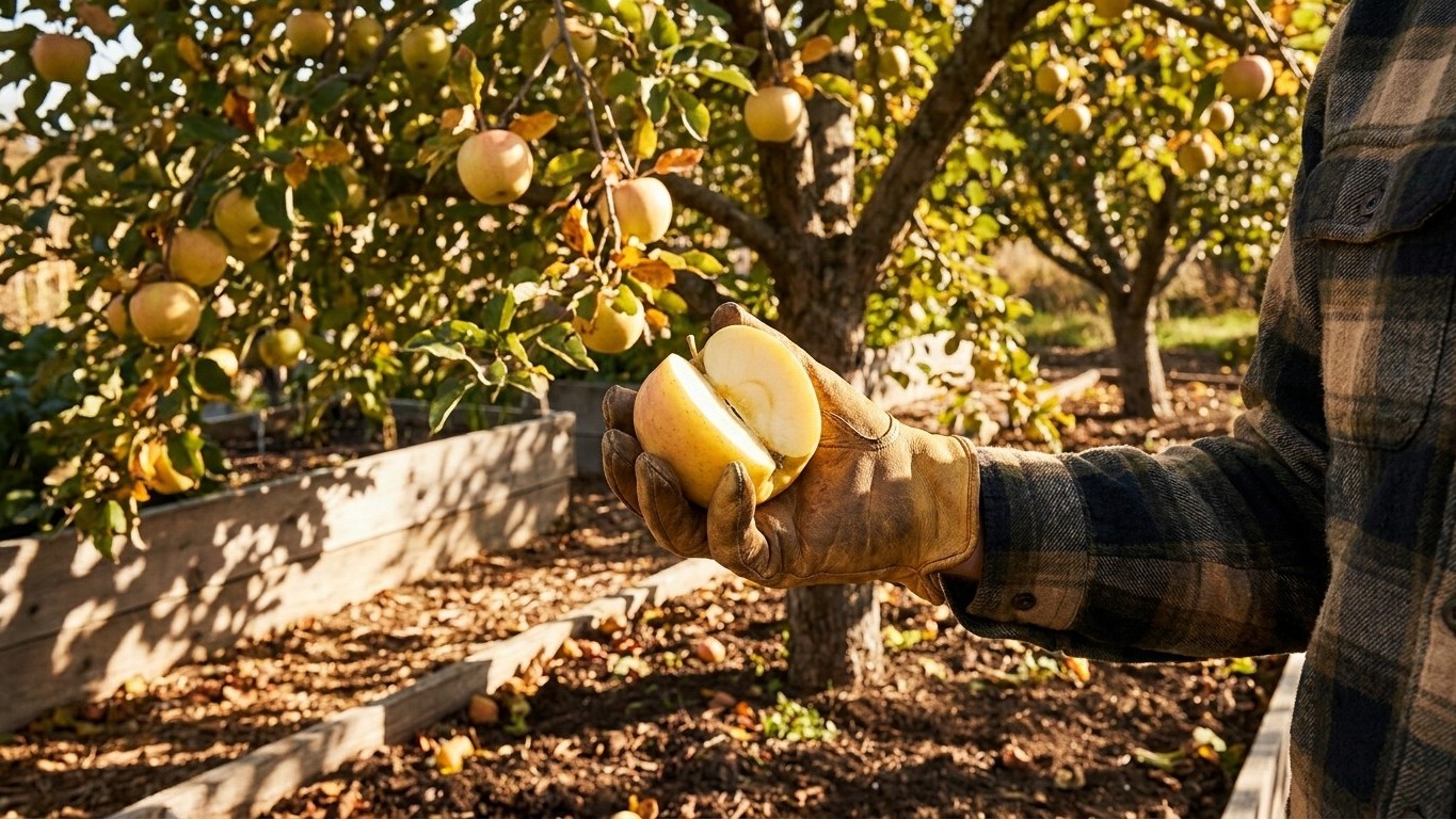 Candy Crisp Apple: Ripening Late October, and What to Plant Beside It