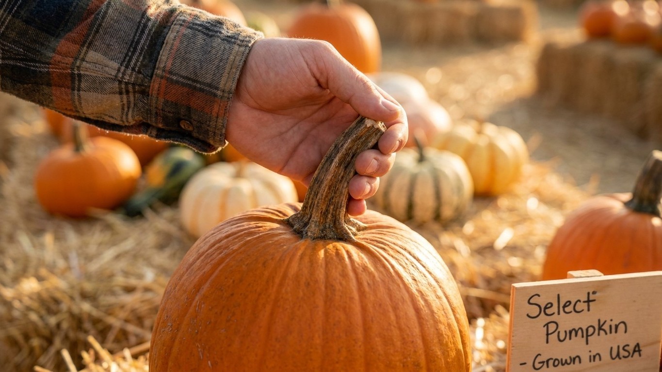 Choosing a Pumpkin to Carve: the Stem Decides