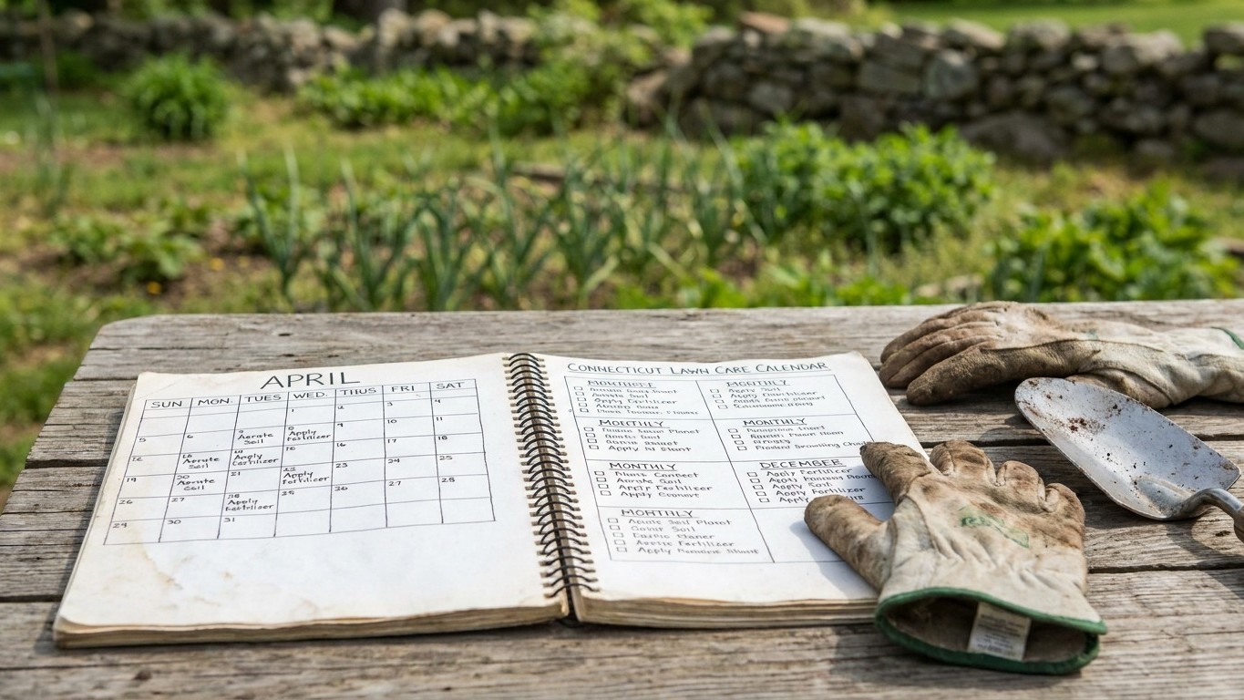 The Connecticut Lawn Care Calendar, Month by Month