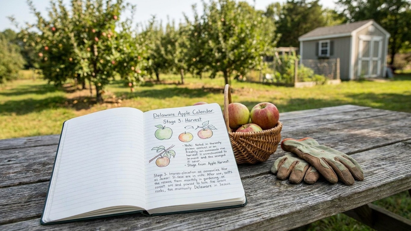The Delaware Apple Calendar, Stage by Stage