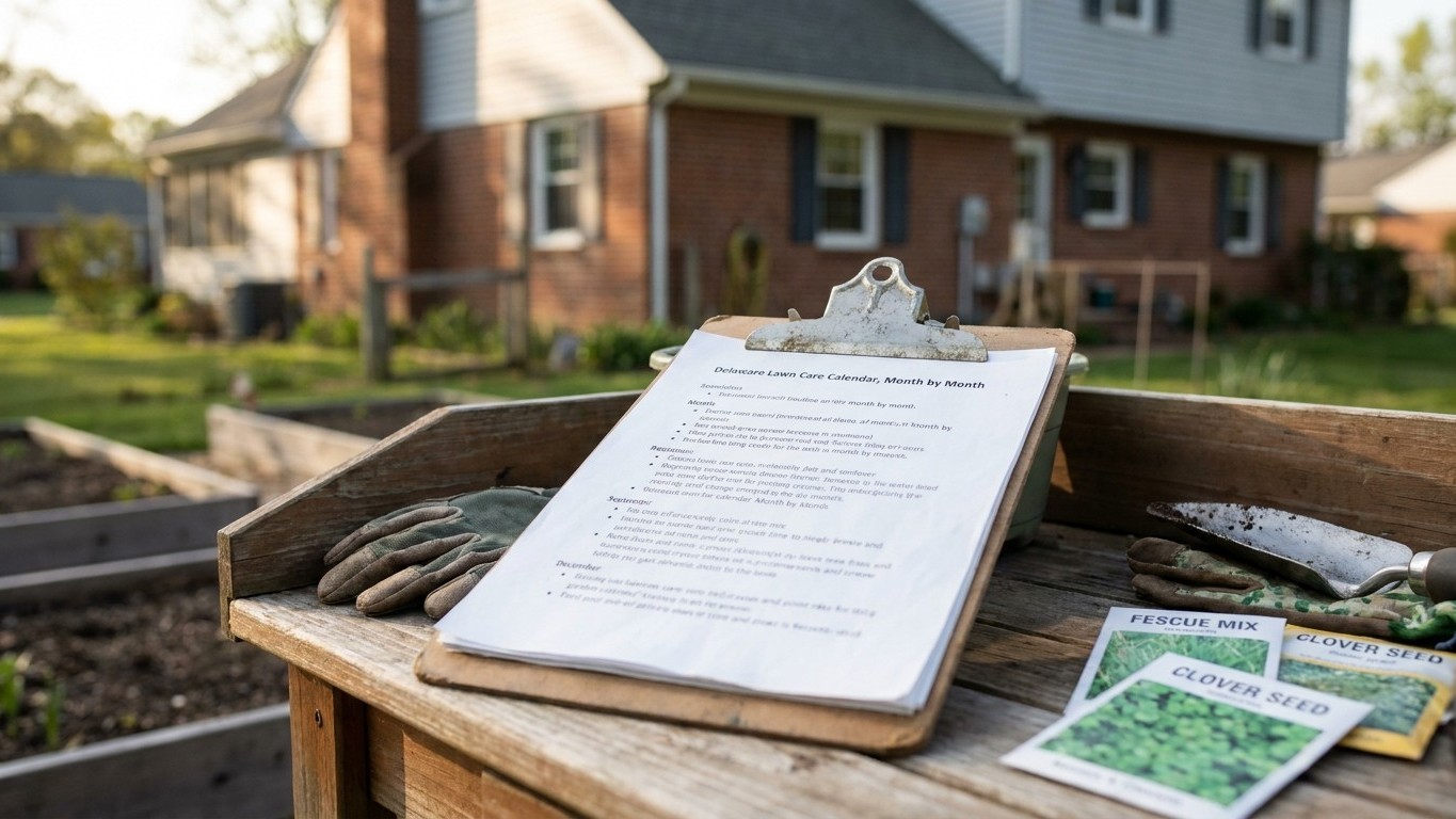 The Delaware Lawn Care Calendar, Month by Month