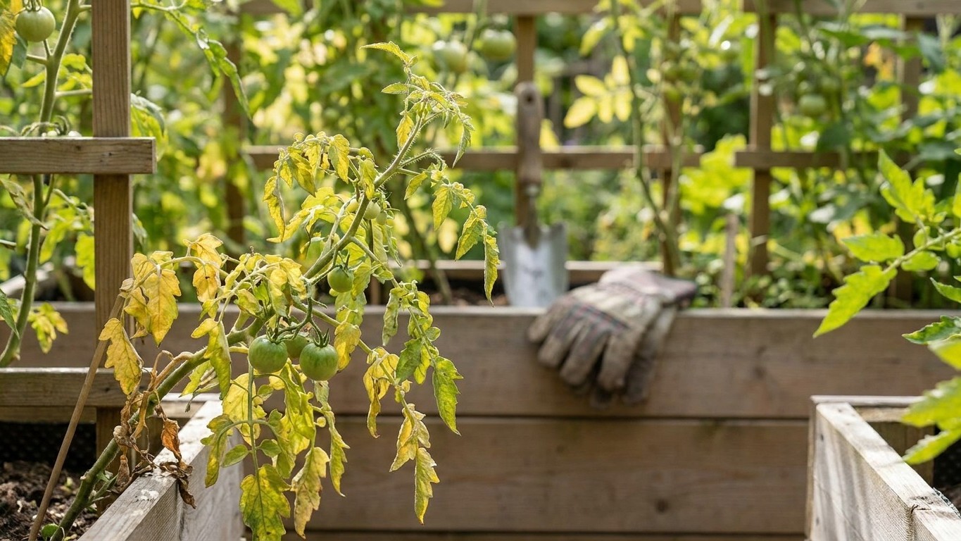 Yellow Leaves on Tomato Plants