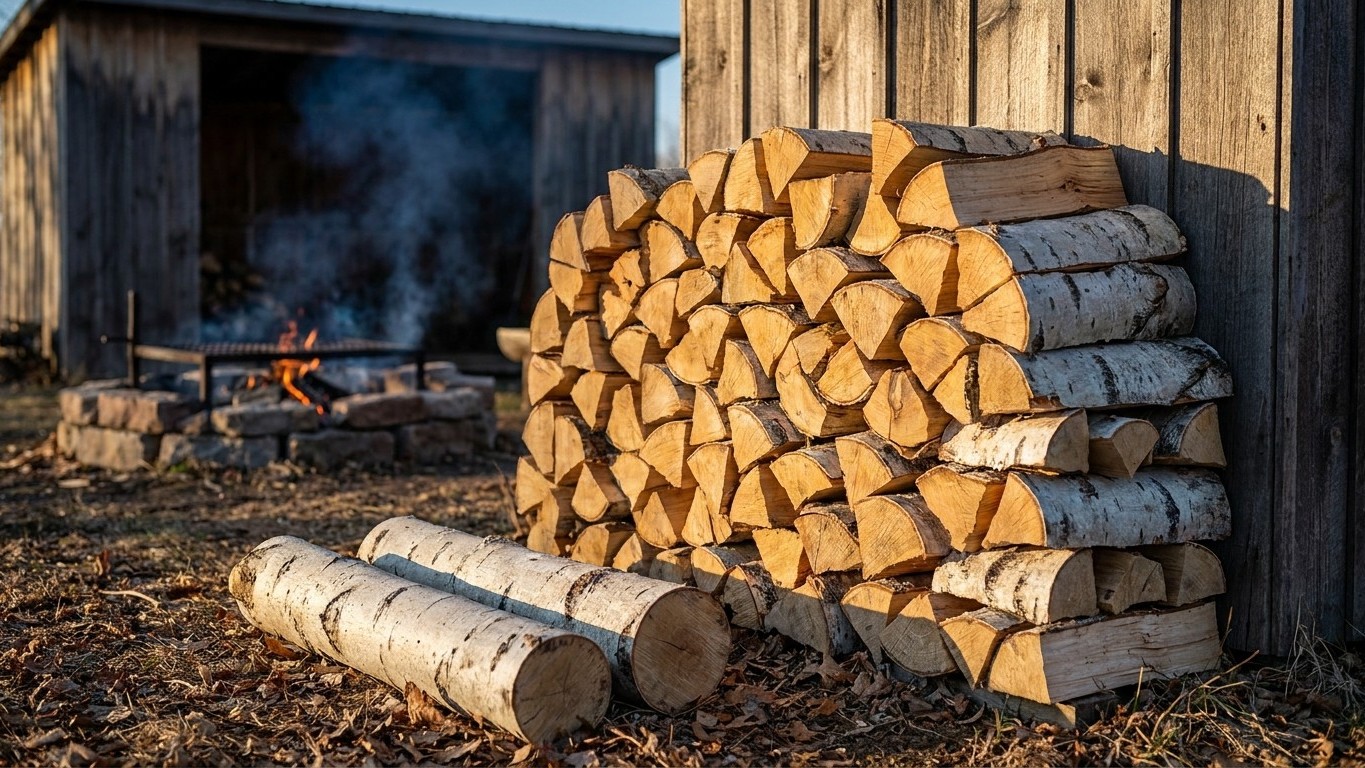 Aspen as Firewood: Heat, Smoke and Sparks