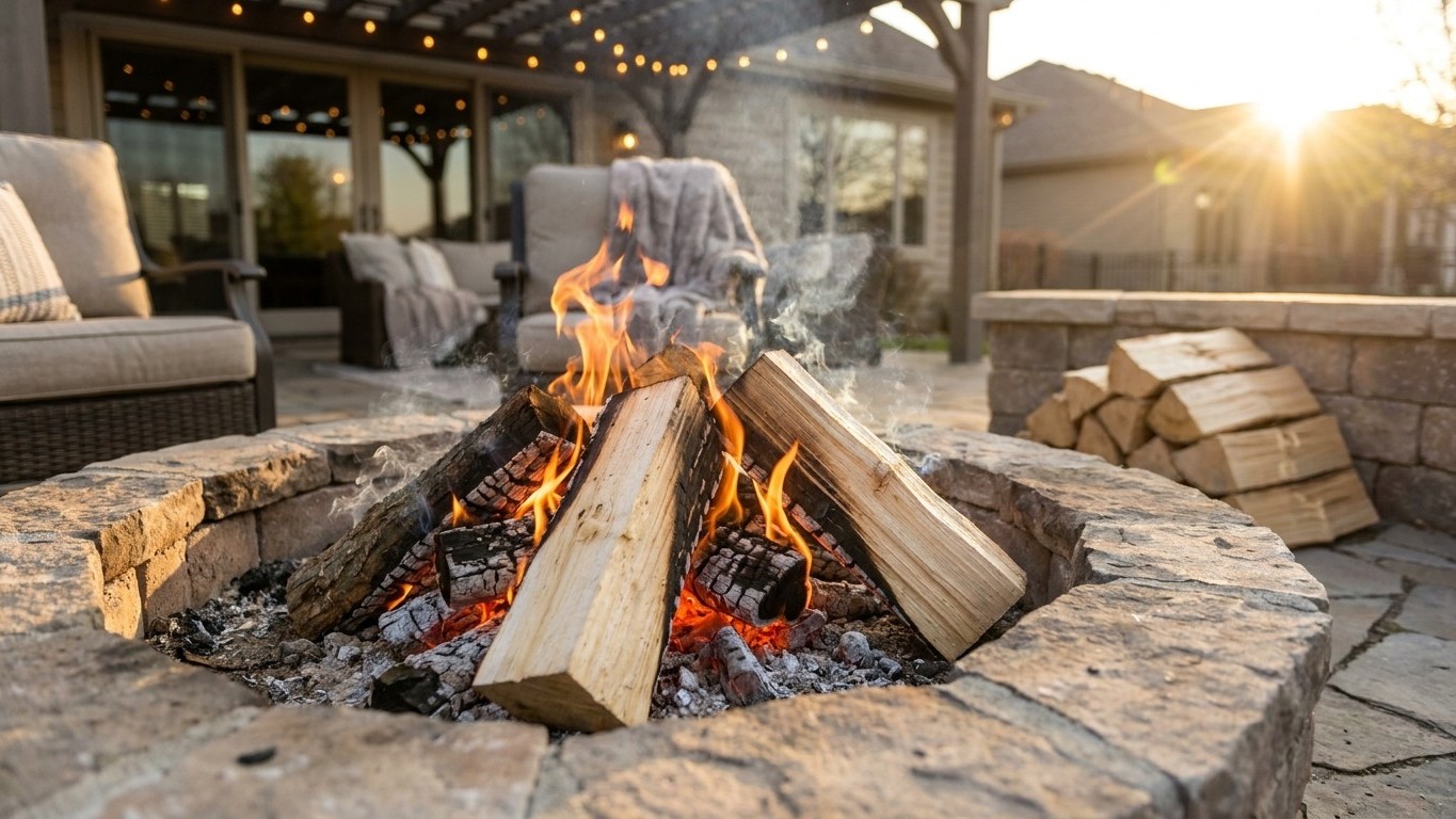Basswood as Firewood: Heat, Smoke and Sparks