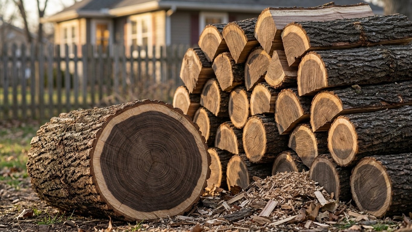Black locust as Firewood: Heat, Smoke and Sparks