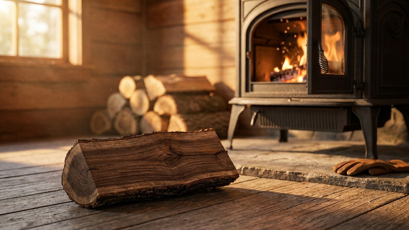 Black walnut as Firewood: Heat, Smoke and Sparks