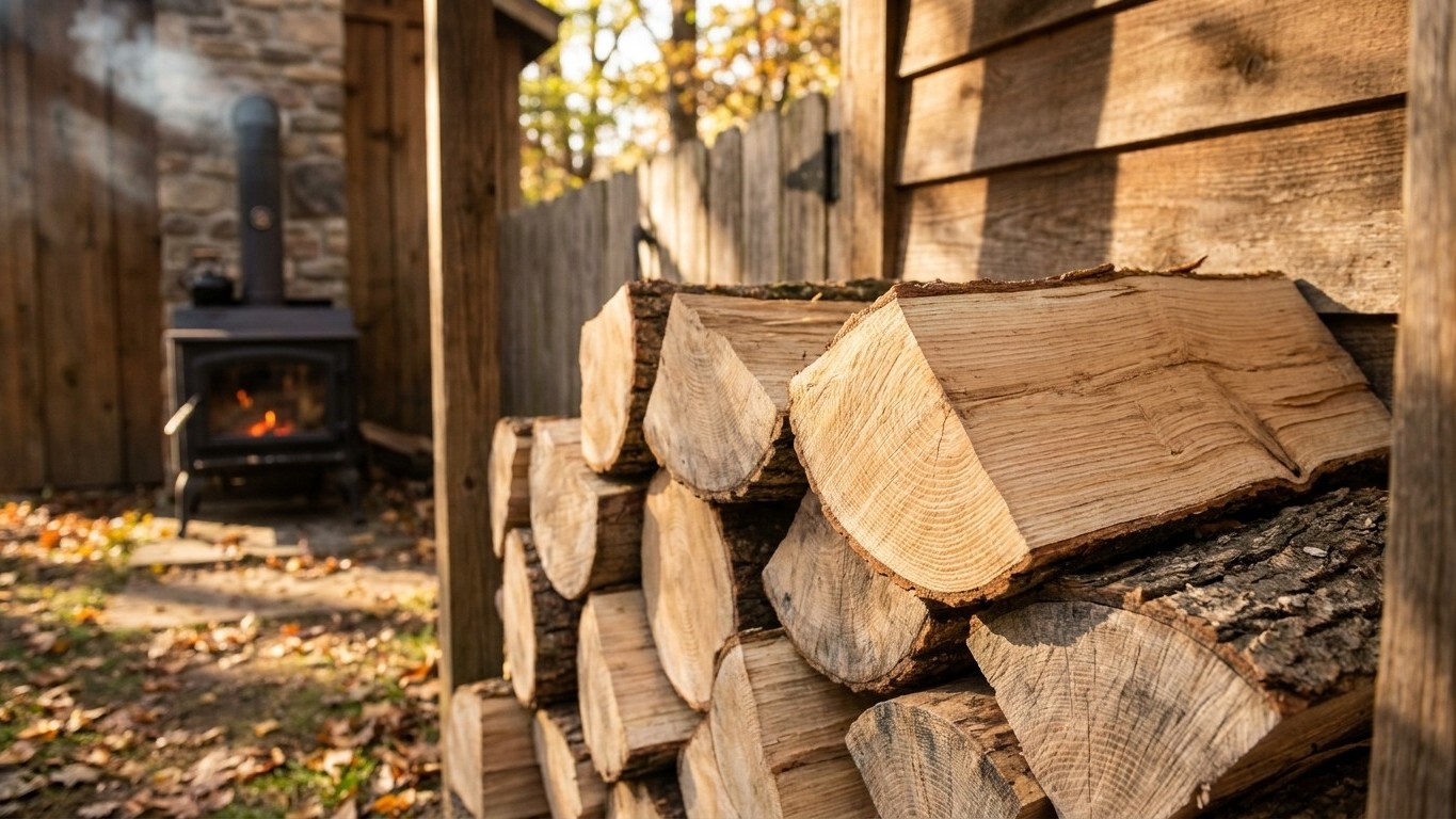Bur oak as Firewood: Heat, Smoke and Sparks