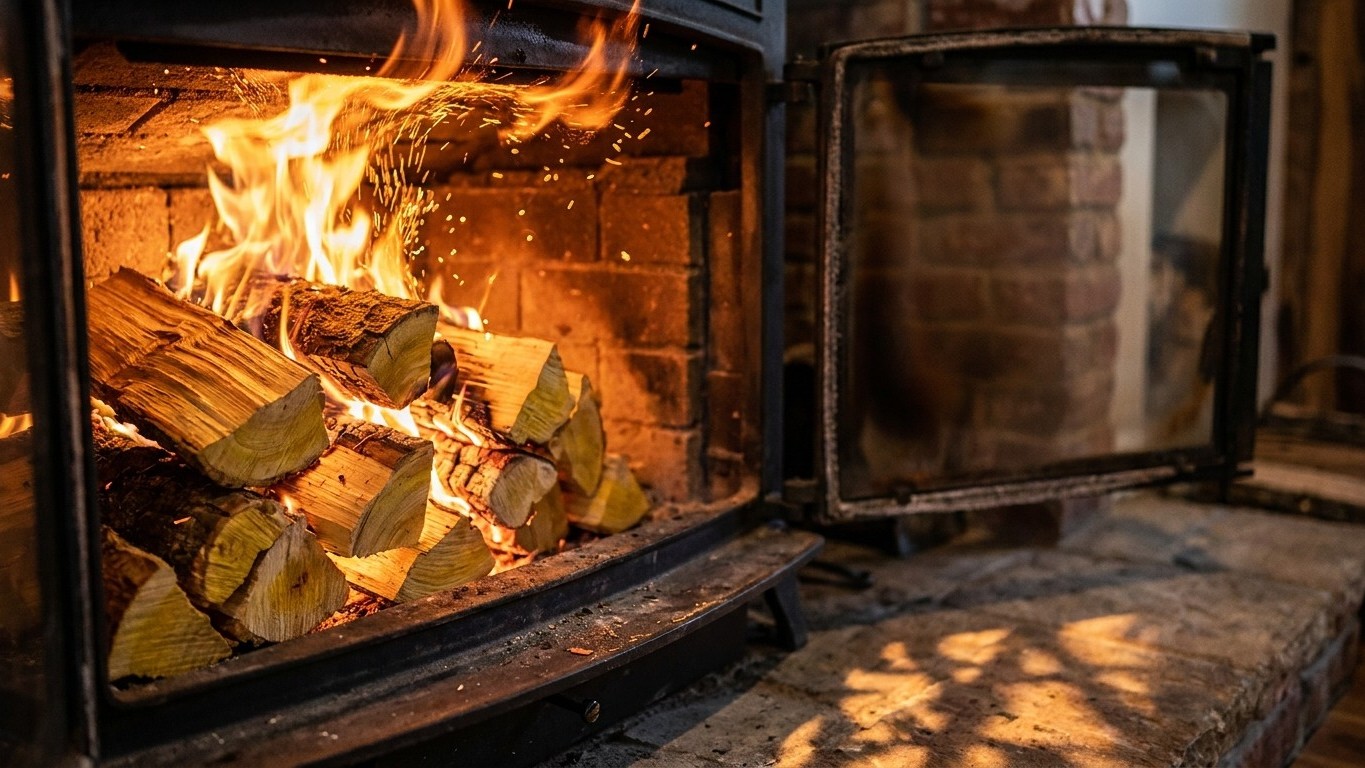Osage orange as Firewood: Heat, Smoke and Sparks