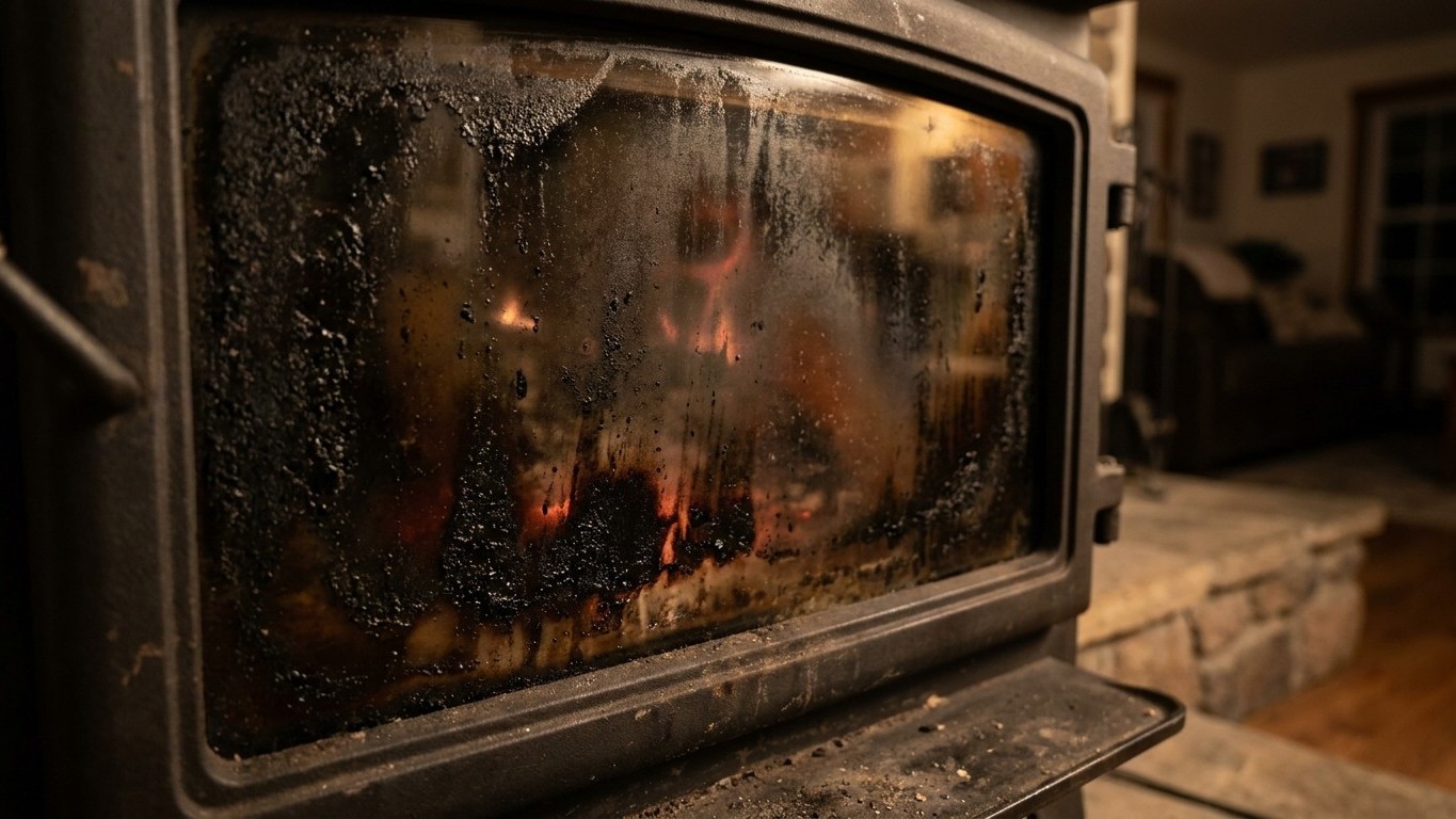 The Stove Glass Keeps Going Black