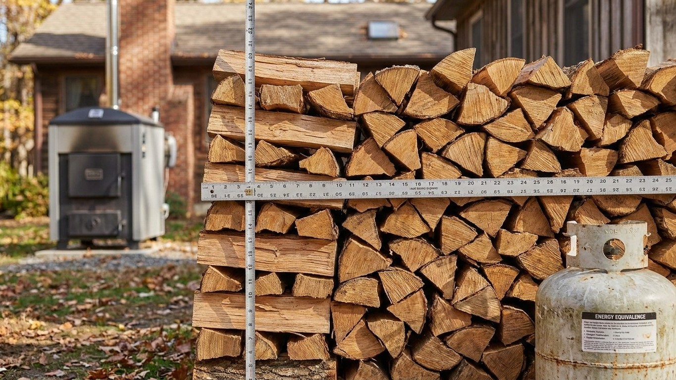 Heating With Wood: What a Cord Really Gives You