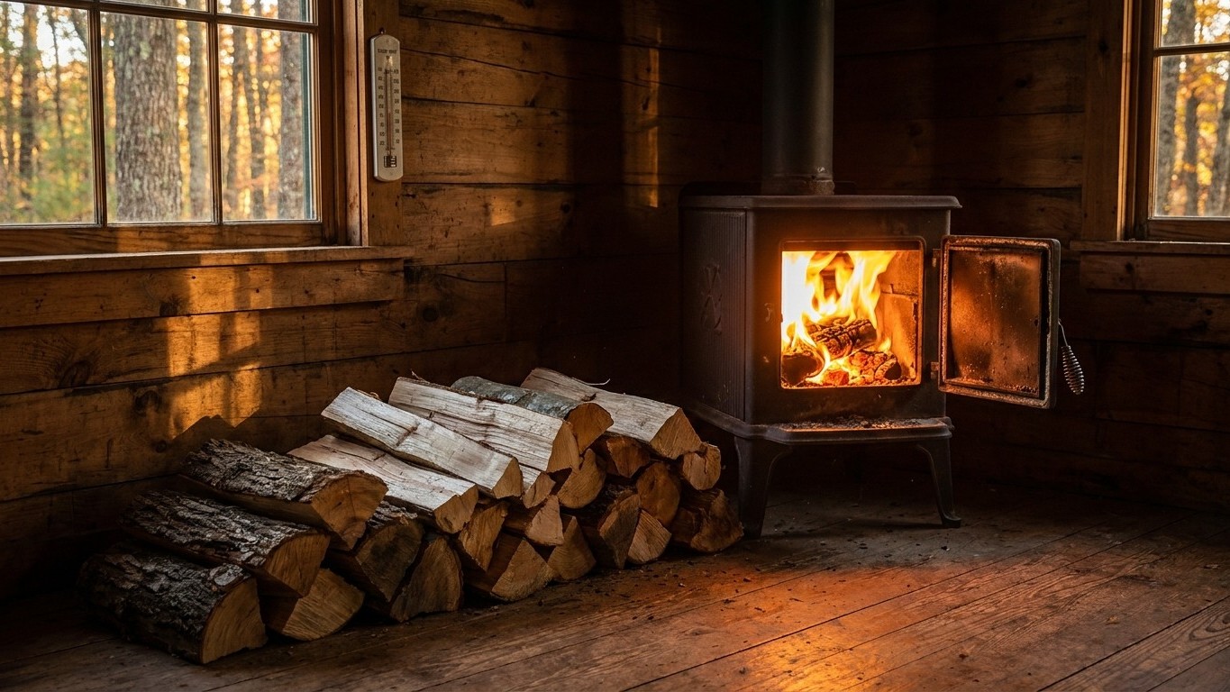 Willow as Firewood: Heat, Smoke and Sparks