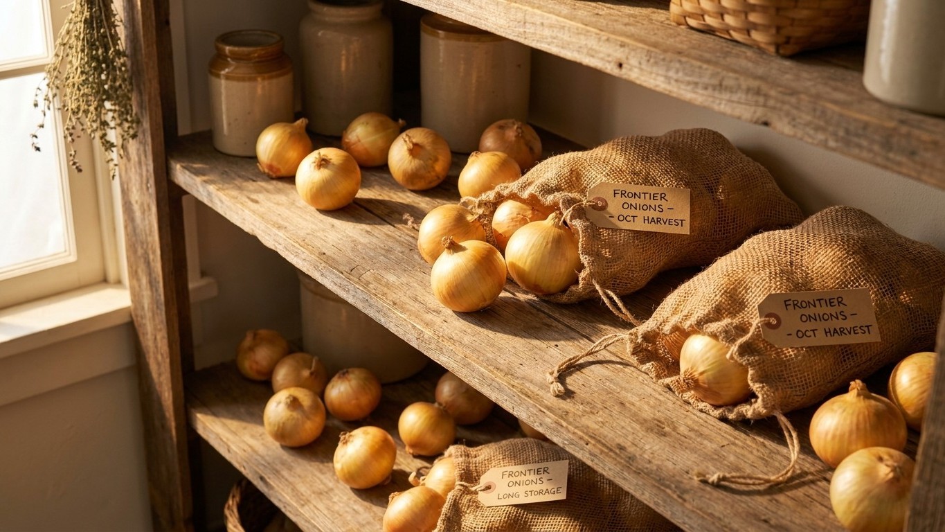 Frontier Onion: Where It Bulbs and How Long It Keeps
