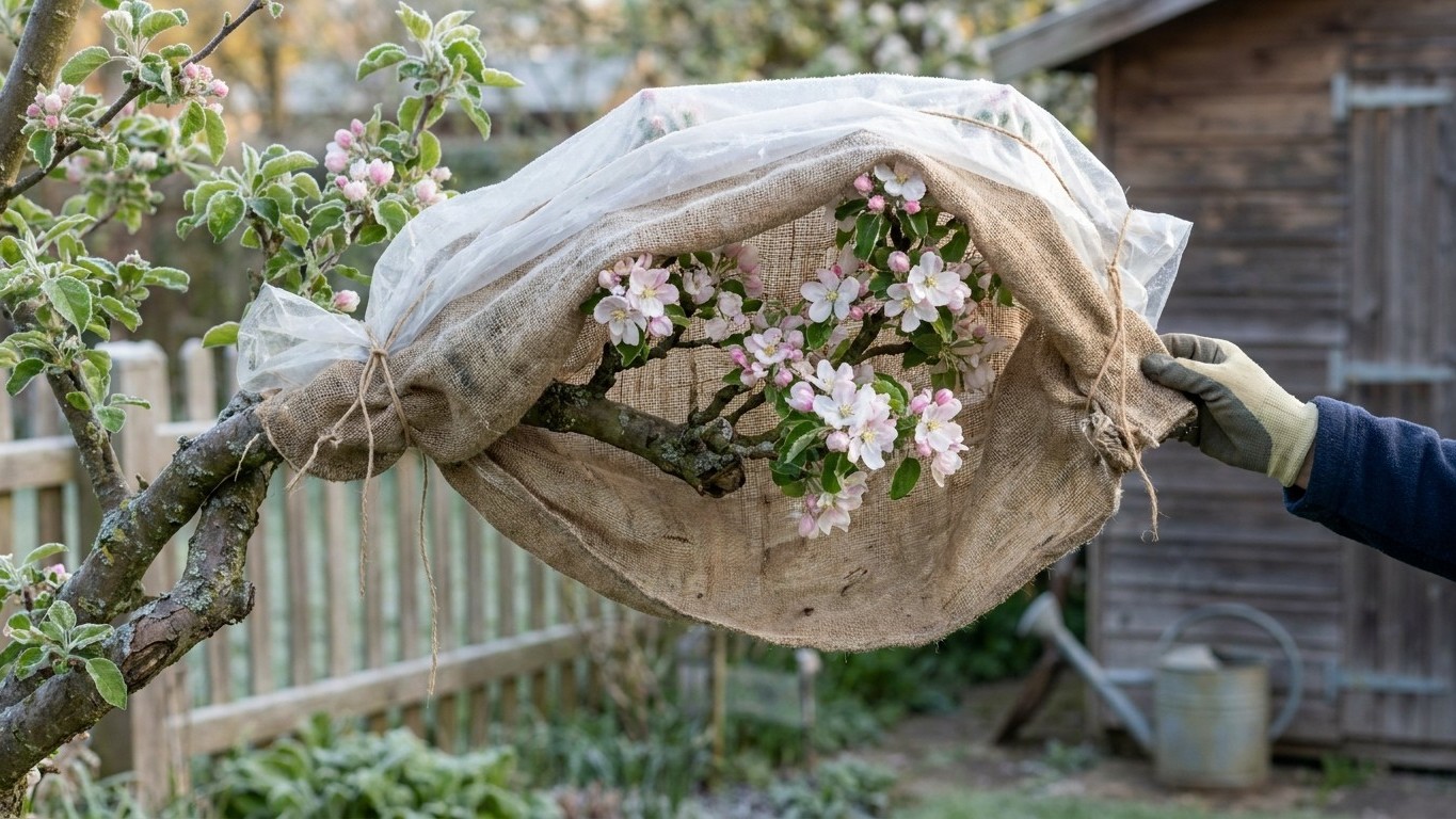 Protecting Apple Blossom From a Late Frost