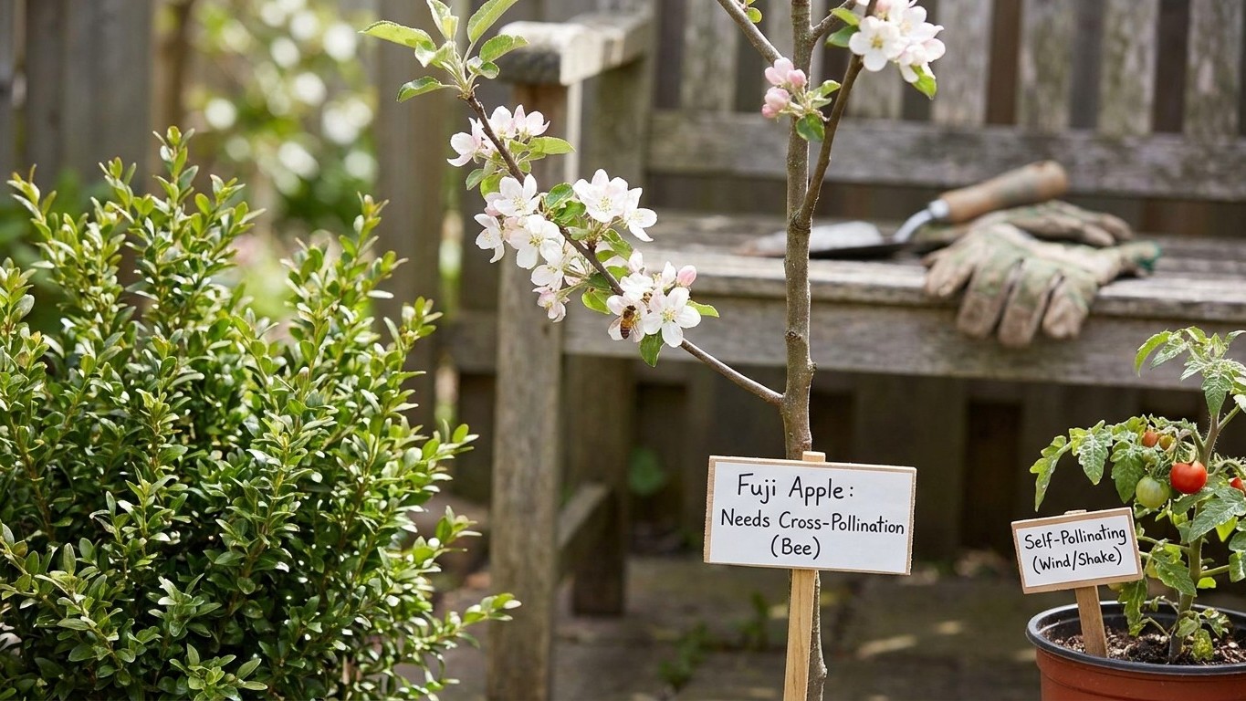 What Pollinates Fuji, and What Cannot