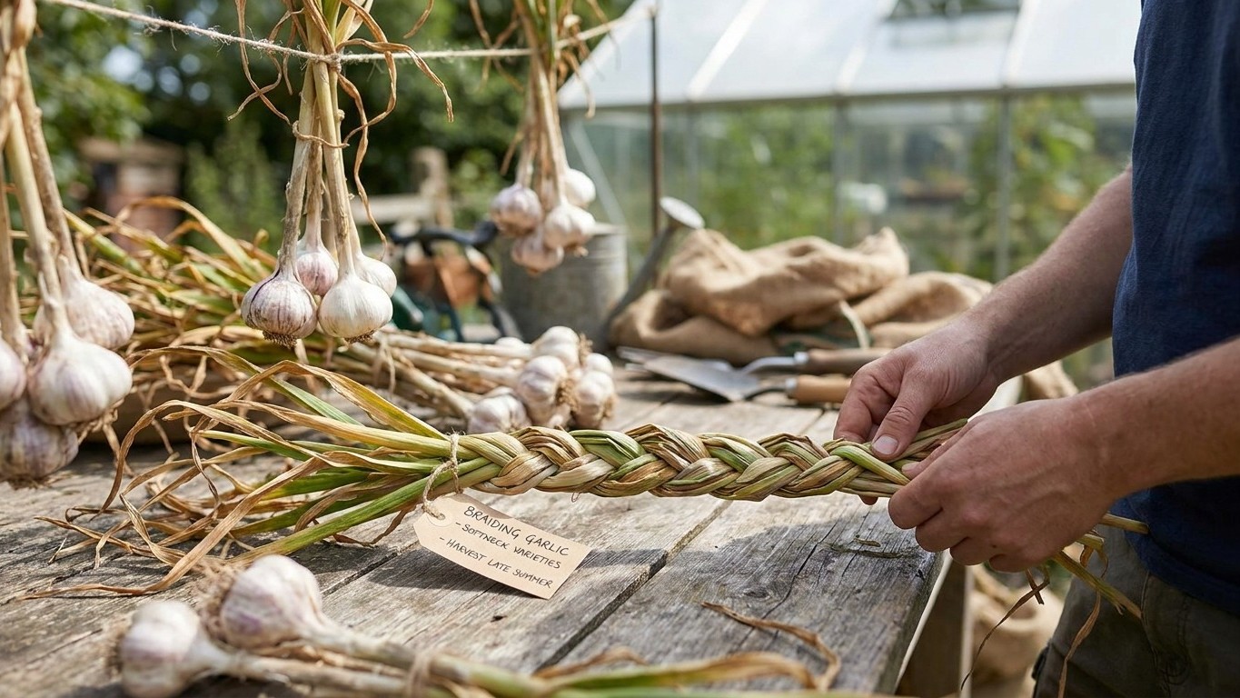 Braiding Garlic: Which Types Can Be Braided, and When to Do It