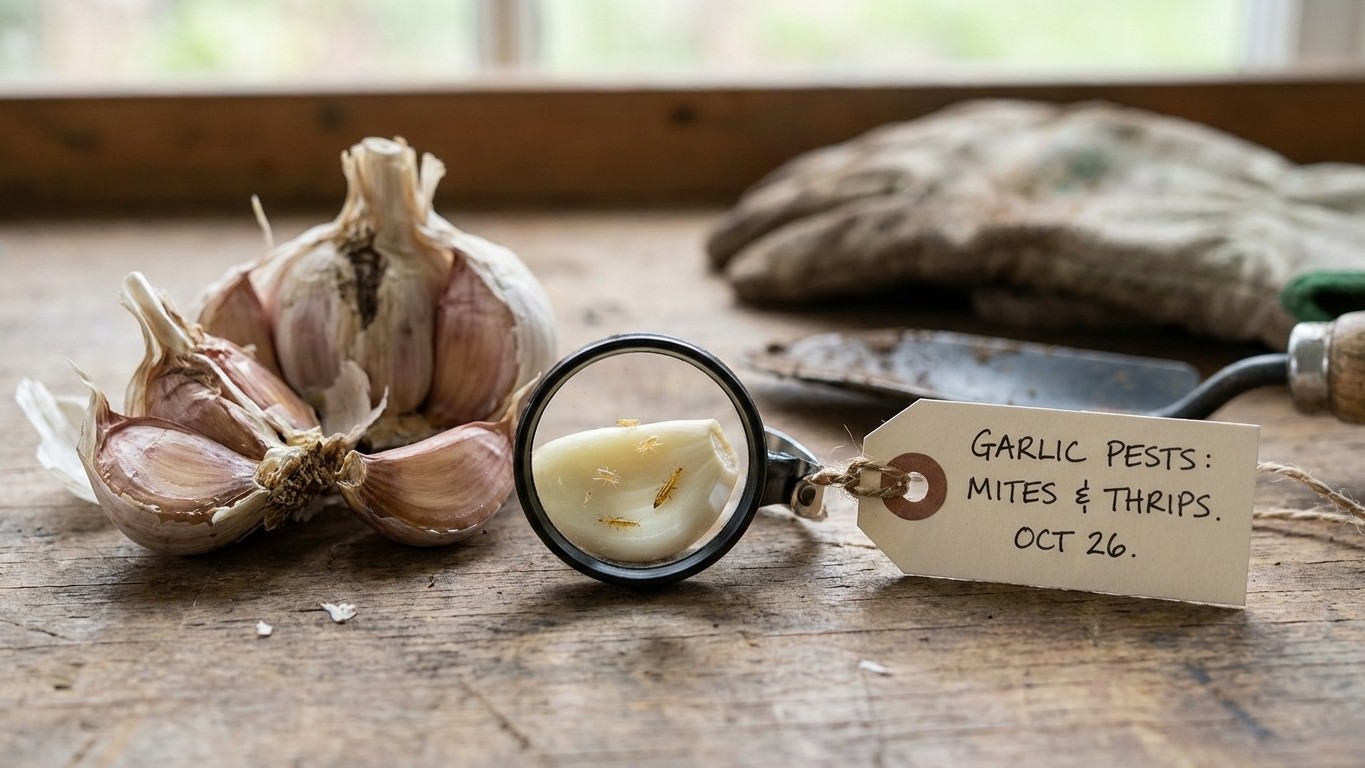 Garlic Pests: The Few That Matter, and What They Look Like