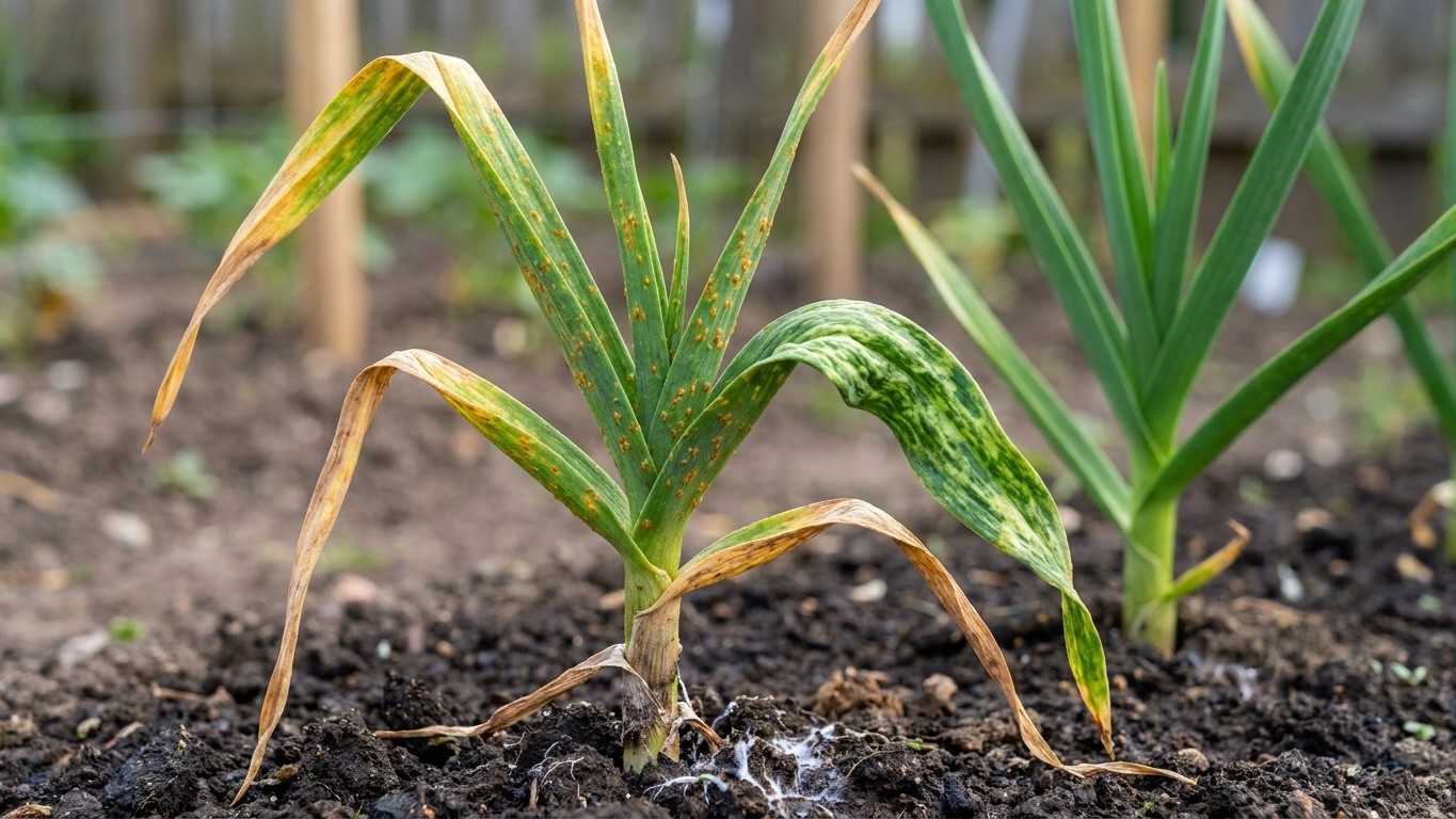 What Goes Wrong with Garlic: Reading the Damage
