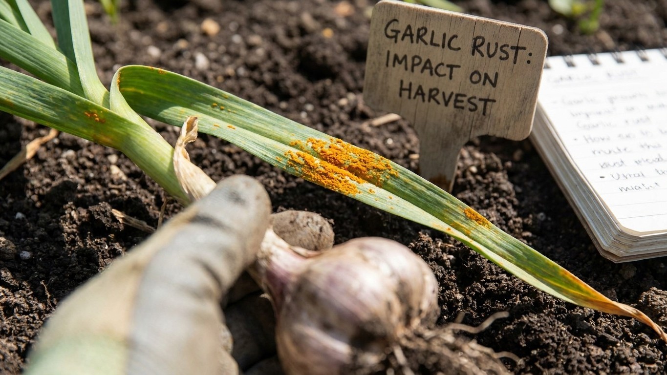 Rust on Garlic: Orange Pustules and What They Cost the Bulb
