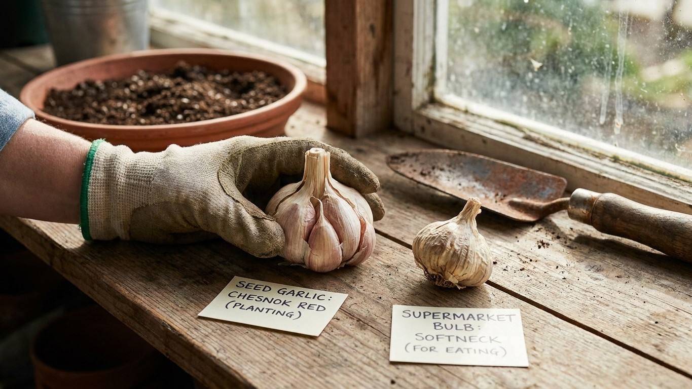 Seed Garlic: Why Supermarket Bulbs Disappoint, and What to Buy