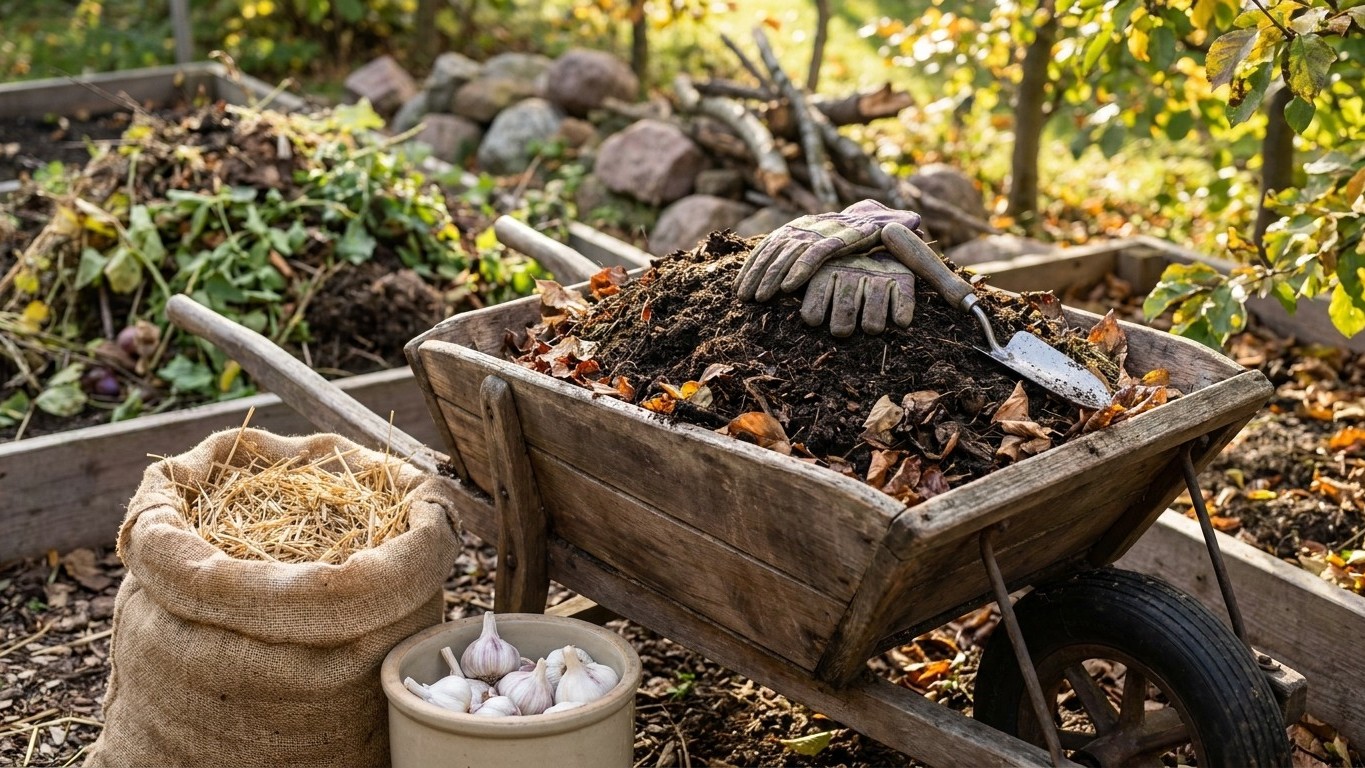 Soil for Garlic: What to Add in Autumn, and What to Leave Out