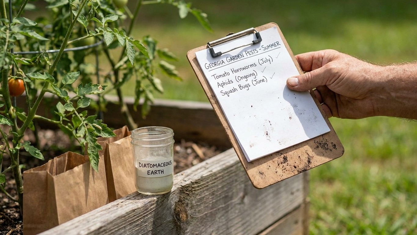 Garden Pests in Georgia: What Shows Up, When, and How to Stop It
