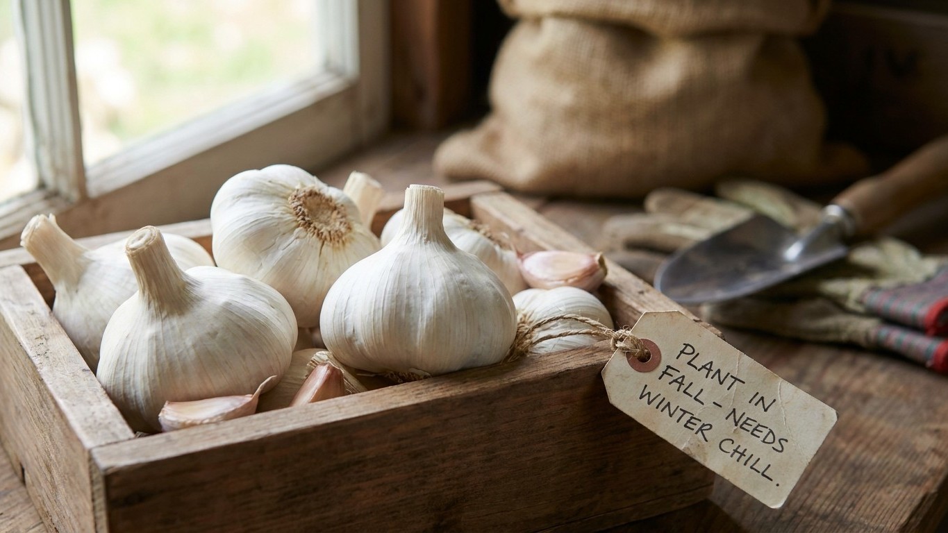 Georgian Fire Garlic: When to Plant the Porcelain Heads That Need a Real Winter