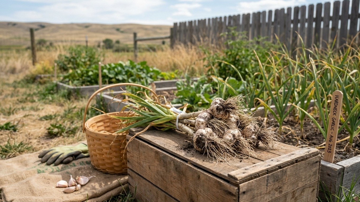 Growing Garlic in Wyoming: Planting Dates, Varieties and Winter Cold