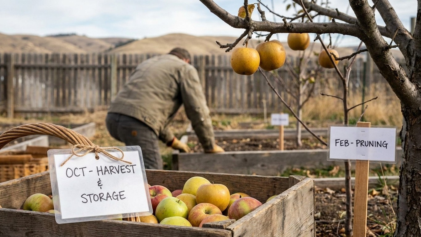 The Idaho Apple Calendar, Stage by Stage