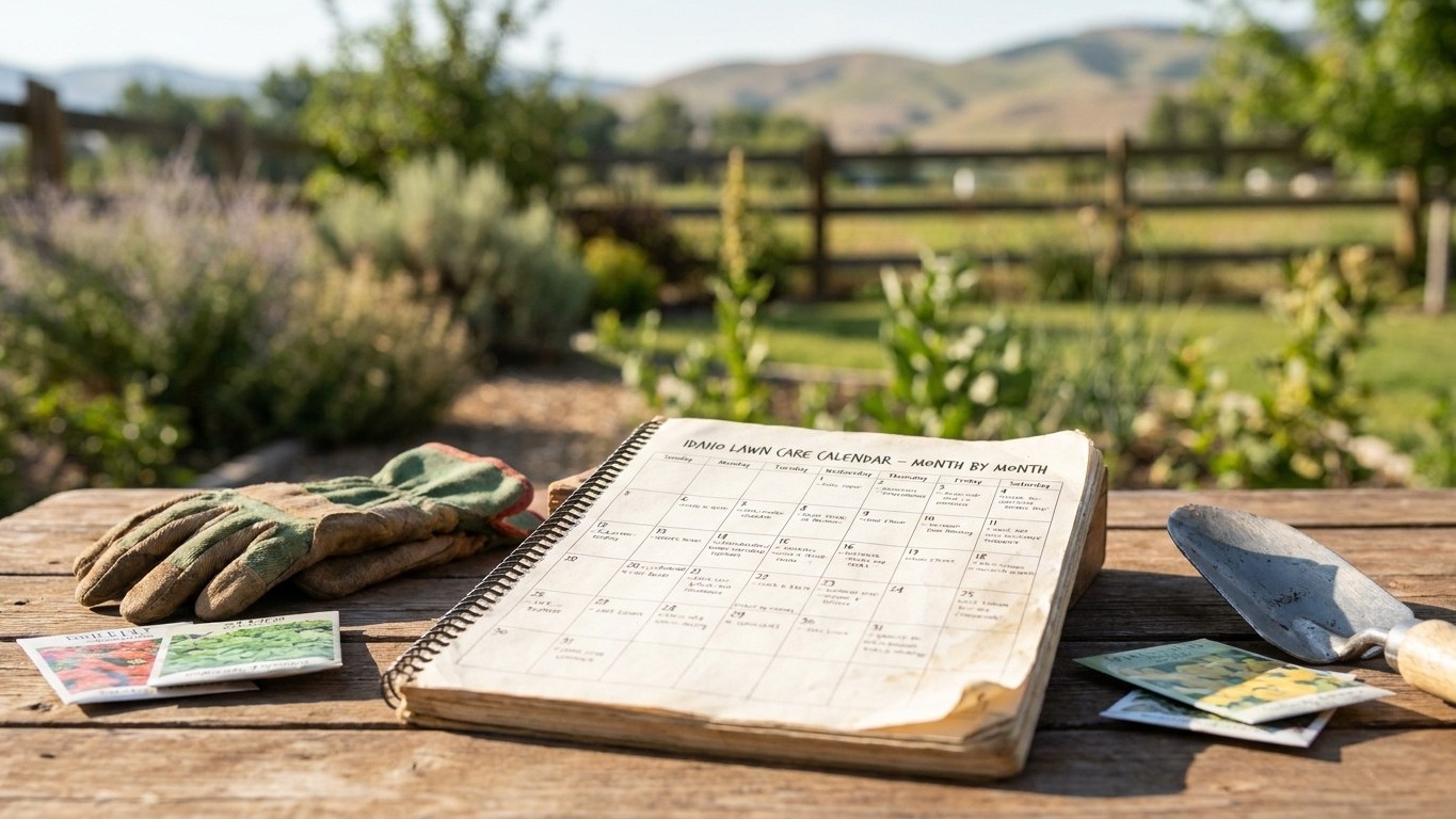 The Idaho Lawn Care Calendar, Month by Month