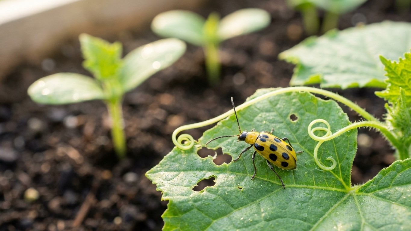 Spotted cucumber beetle in Indiana: When It Shows Up and What Stops It