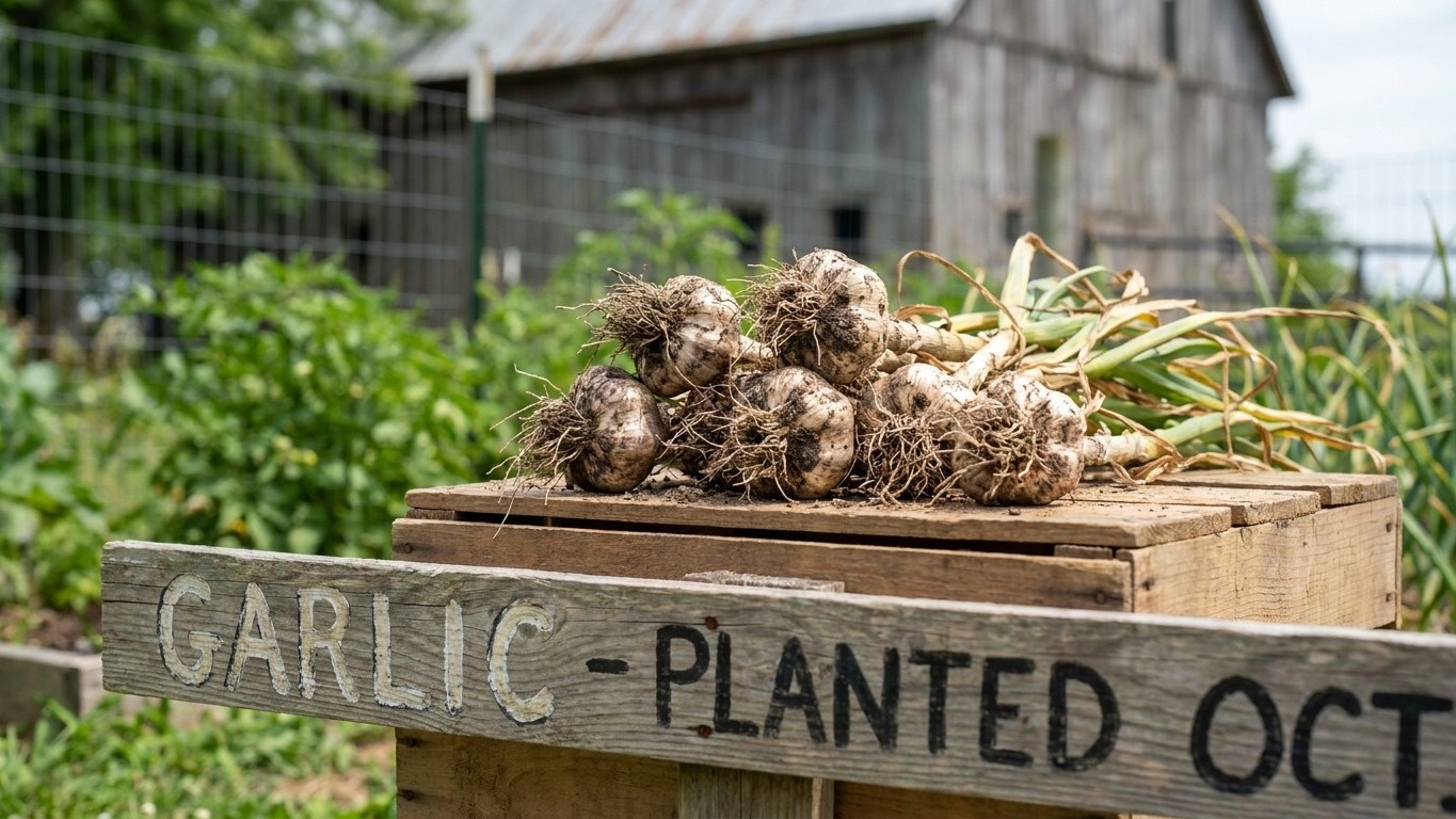 When to Plant Garlic in Iowa: Counting Back From the First Frost