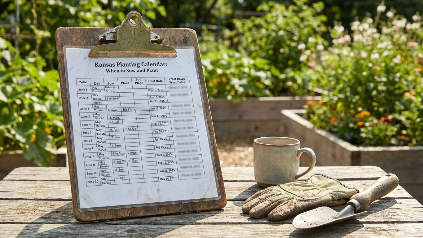 Kansas Planting Calendar: When to Sow and Plant, Frost Dates Included