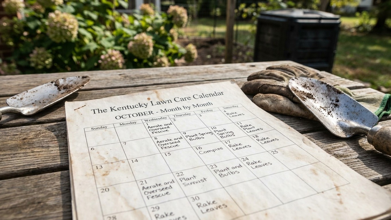 The Kentucky Lawn Care Calendar, Month by Month