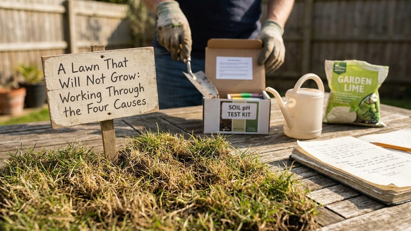A Lawn That Will Not Grow: Working Through the Four Causes