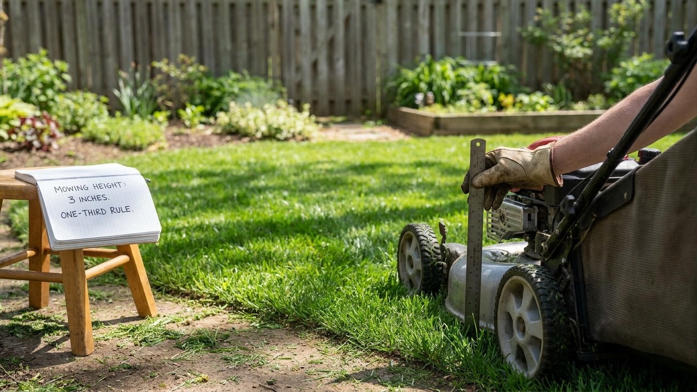 How to Mow a Lawn: Height, Frequency and the One-Third Rule