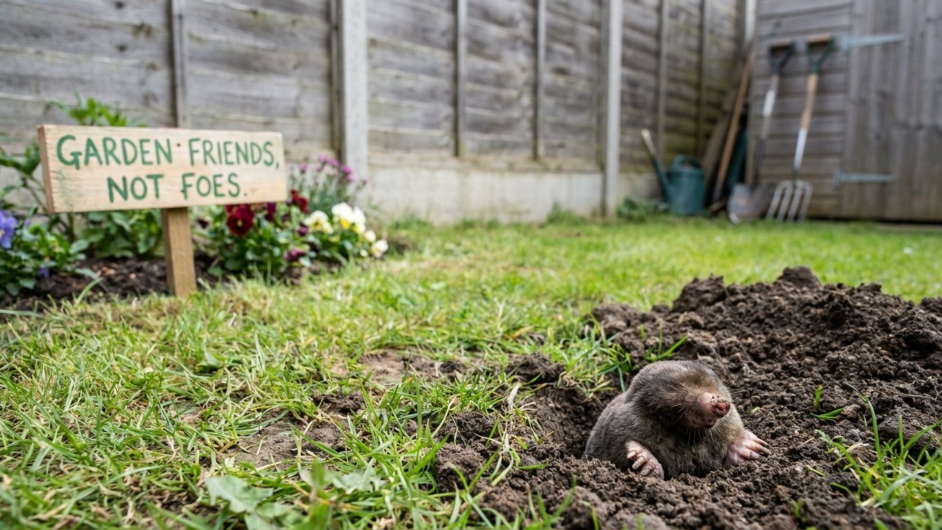 Moles in a Lawn: They Are Not Eating Your Grass