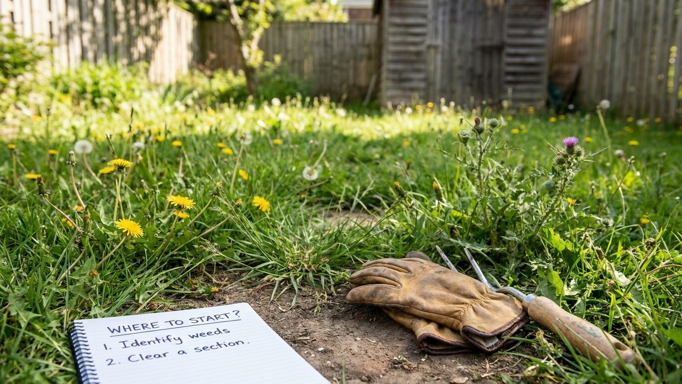 A Lawn Taken Over by Weeds: Where to Start