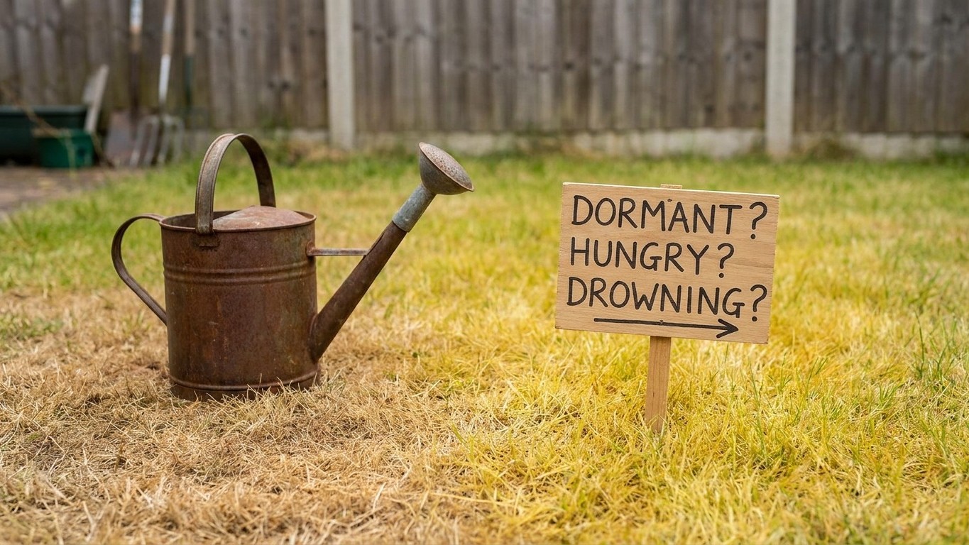 Yellow Lawn: Hunger, Drowning, or Simply Dormant