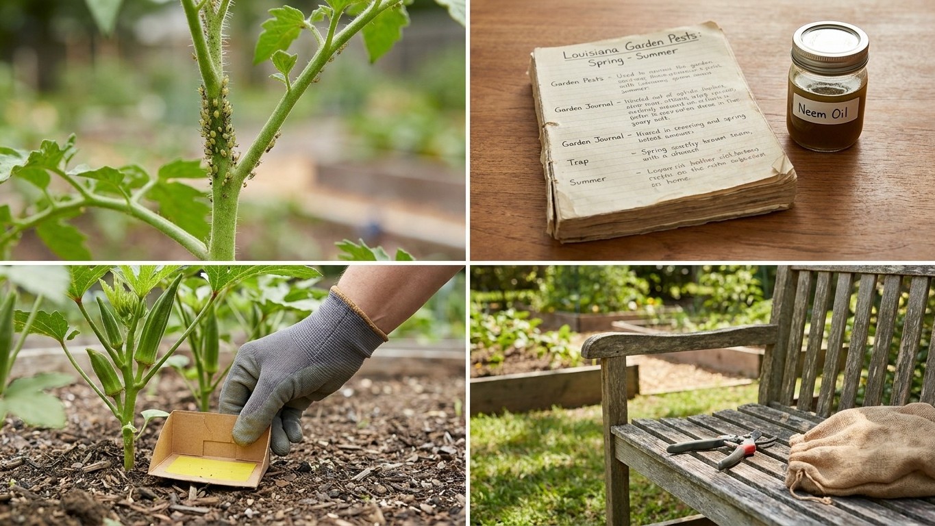 Garden Pests in Louisiana: What Shows Up, When, and How to Stop It