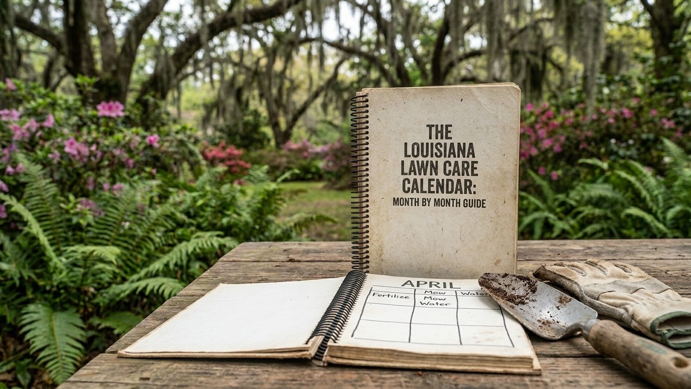 The Louisiana Lawn Care Calendar, Month by Month